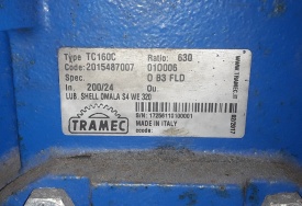 Gearbox Tramec TC160C 