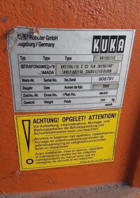 Industriële robot KUKA KR 150 L110 