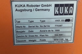 Industriële robot KUKA VKR 150 L120/2  