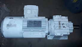 Reductor SEW met rem 0.55 kw, 87 rpm 