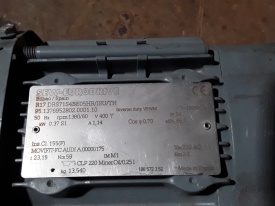 Reductor SEW met rem 0.37 kw, 60 rpm