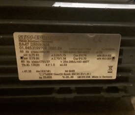 Reductor SEW 0.75 kw, 30 rpm 