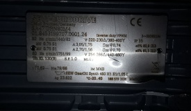 Reductor SEW 0.75 kw, 82 rpm