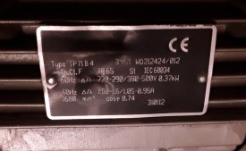 Reductor 0.18 kw, 59 rpm 