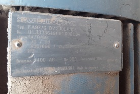 Reductor SEW met parallel shaft 30 kw, 66 rpm 