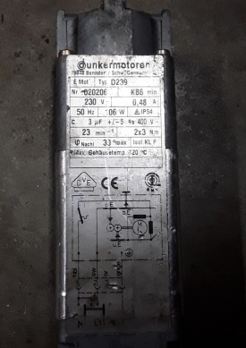 Industriële reductiemotor D239 