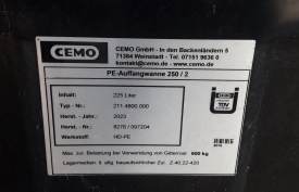 Lekbak Cemo opvangcapaciteit 225 liter 