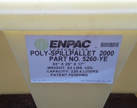 Lekbak Enpac opvangcapaciteit 220 liter 