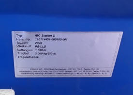 Lekbak IBC-Station S opvangcapaciteit 1.060 litr 