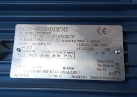 13 x Reductor SEW met rem 3 kw, 170 rpm 