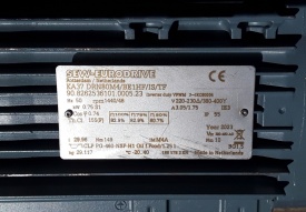 3 x Reductor SEW met rem 0.75 kw, 48 rpm 