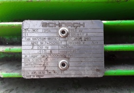 Elektromotor Schorch 55 kw, 1.475 rpm 
