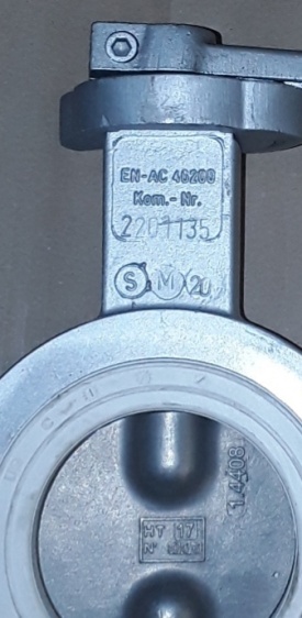 2 x Vlinderklep Kraft DN80 