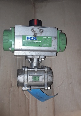 Kogelafsluiter met actuator RX DN40 PN63 