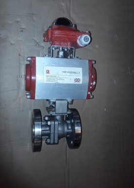 Kogelafsluiter met actuator DN25 PN10-40 