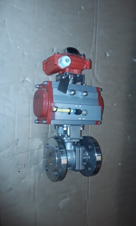 Kogelafsluiter met actuator DN25 PN10-40