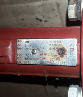 Vlinderklep Bray met actuator A395 