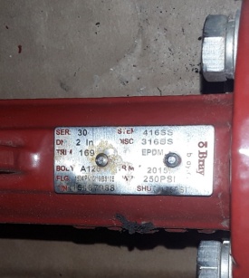Vlinderklep Bray met actuator A126 