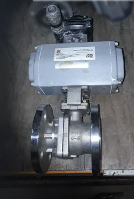 Kogelafsluiter met actuator PN10 DN40 