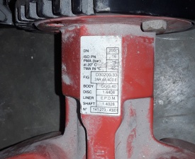 Vlinderklep BRAY DN200 PN16