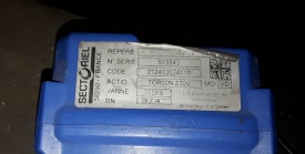 Sectriel kogelkraan met klepstandteller PN63 DN20