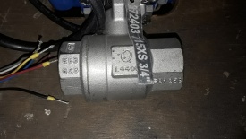 Sectriel kogelkraan met klepstandteller PN63 DN20