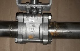 Afsluiter met actuator DN40/50 PN125