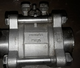 2-weg Kogelkraan DN40/50 PN125 BI-BI 