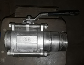 Kogelkraan WOG 1000 3" BI-BU