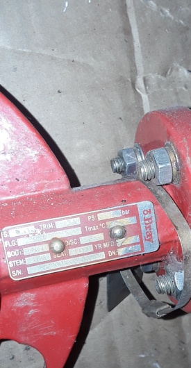 Vlinderklep Bray met actuator DN40 