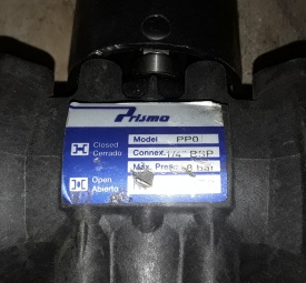 Afsluiter Prismo PP0 1/4" BSP