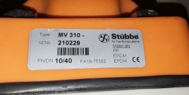 Afsluiter Stubbe MV310 PN10 DN40