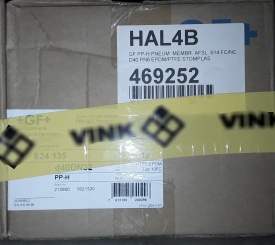 4 x Pneumatische membraanafsluiter D40 DN32 