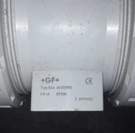 Kogelkraan D63 DN50