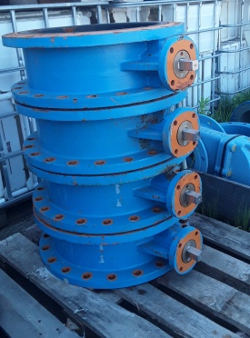 4 x Afsluiter PN10 DN500