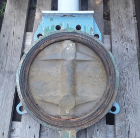 Vlinderklep met dubbele actuator Hydrofoor 
