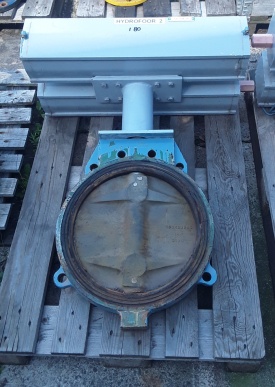 Vlinderklep met dubbele actuator Hydrofoor 