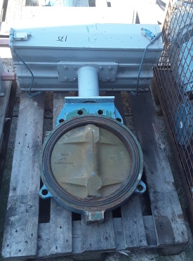 Vlinderklep met dubbele actuator Hydrofoor 