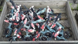 Diversen vlinderkleppen 