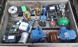 Diversen afsluiters met actuator 