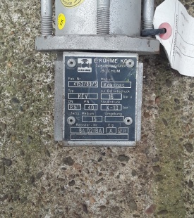 Snelsluitende gasturbine klep KEV DNR1/2" PN40