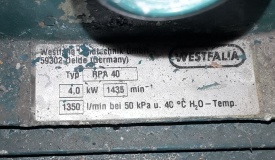 Vloeistofringvacuümpomp Westfalia RPA 40 