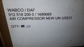 4 x Wabco/Daf air compressor 912 518 200 0/1689065