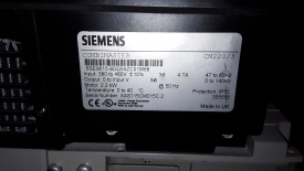 2 x Electromotor Siemens met frequentieregelaar