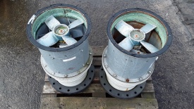 2 x Ventilator, 0.25 kw elektromotor