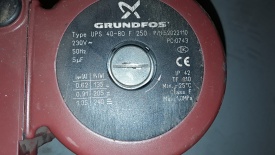 Grundfos circulatiepomp UPS 40-80 F 