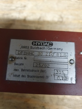 Hydac ventiel DFBHHC 30 Z10 B1.0 