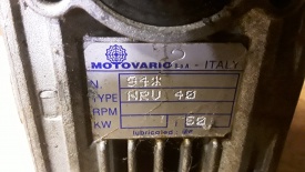 4 x Gearbox Motovario 