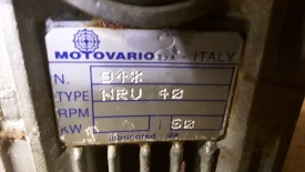 4 x Gearbox Motovario 