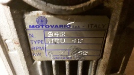4 x Gearbox Motovario 
